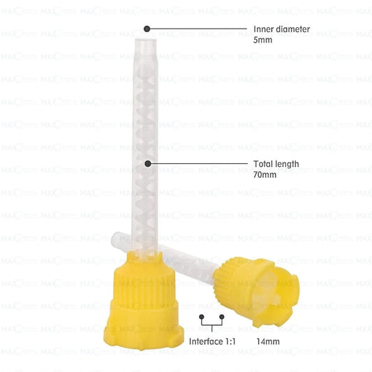 Yellow HP Mixing Tips ( Standard Length )