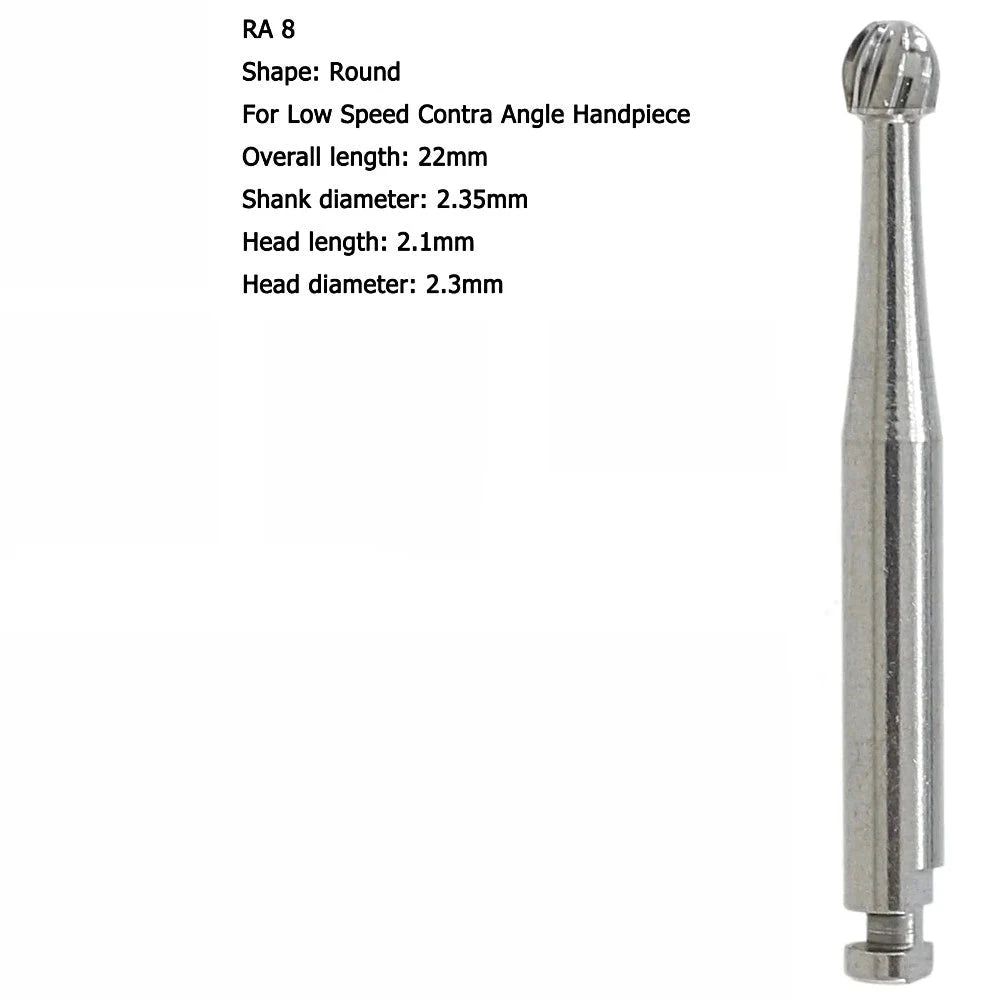 RA 8 Round Carbide Burs